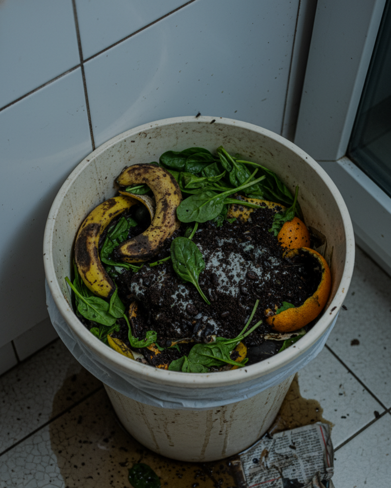 You used a lot of wet waste
